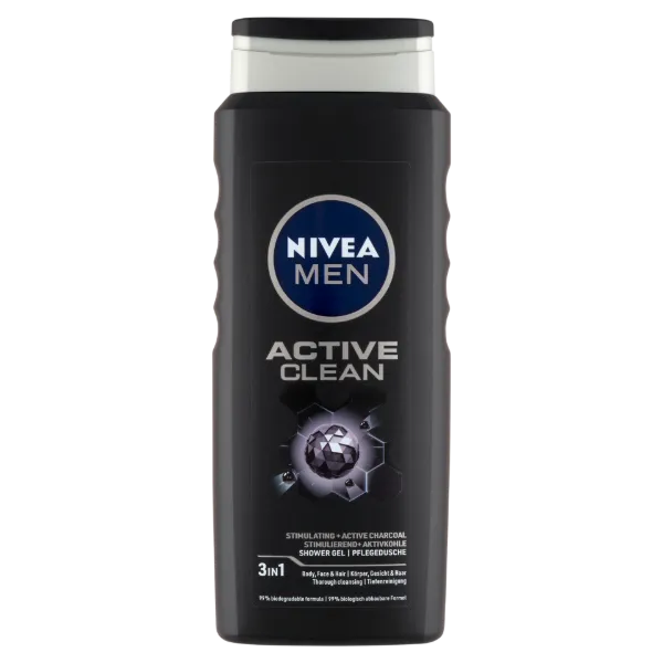 NIVEA MEN Active Clean tusfürdő 500 ml termékhez kapcsolódó kép