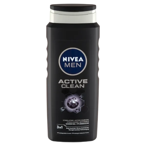 NIVEA MEN Active Clean tusfürdő 500 ml termékhez kapcsolódó kép