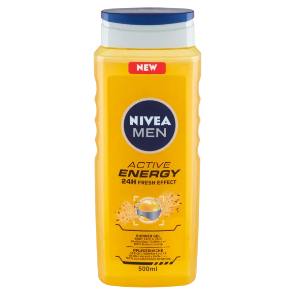 NIVEA MEN Active Energy tusfürdő 500 ml termékhez kapcsolódó kép