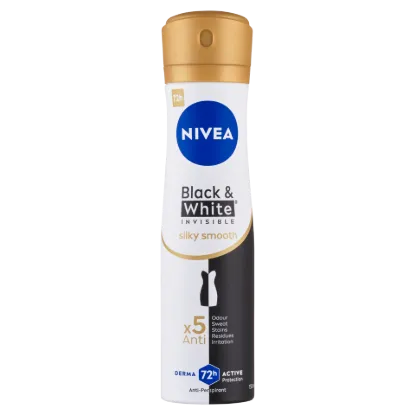 NIVEA Black & White Invisible Silky Smooth izzadásgátló 150 ml termékhez kapcsolódó kép