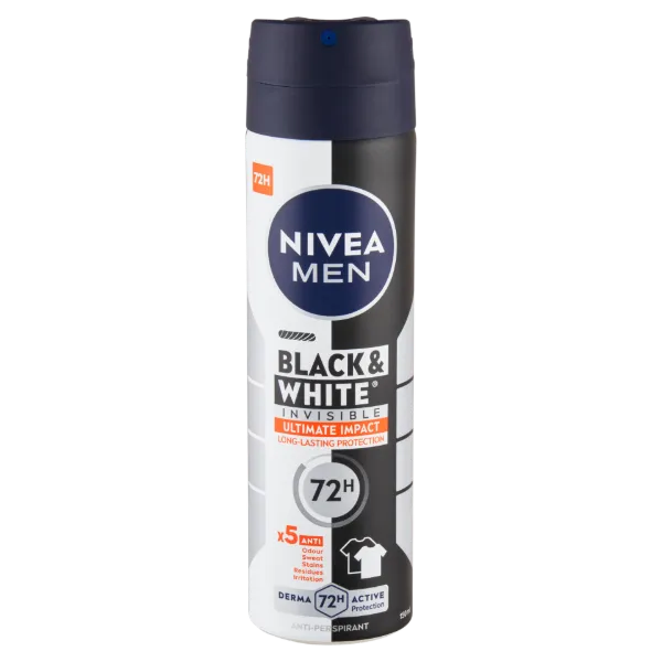 NIVEA MEN Black & White Invisible Ultimate Protect izzadásgátló 150 ml termékhez kapcsolódó kép