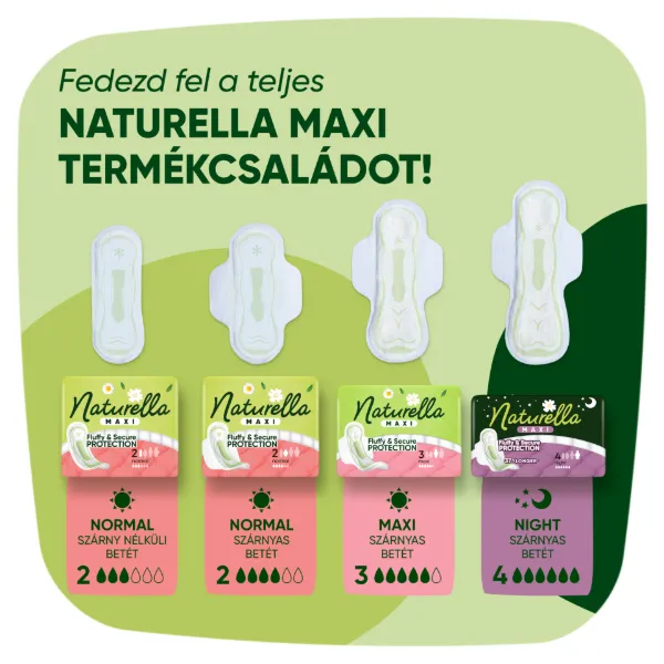 Naturella Classic Szárnyas Betét, Normal (2-es méret) Méret, 10 db termékhez kapcsolódó kép