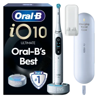 Oral-B iO 10 Elektromos Fogkefe | Fehér | 1 db Fogkefefej | Töltős Utazótok termékhez kapcsolódó kép
