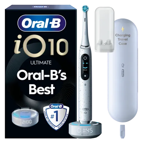 Oral-B iO 10 Elektromos Fogkefe | Fehér | 1 db Fogkefefej | Töltős Utazótok termékhez kapcsolódó kép