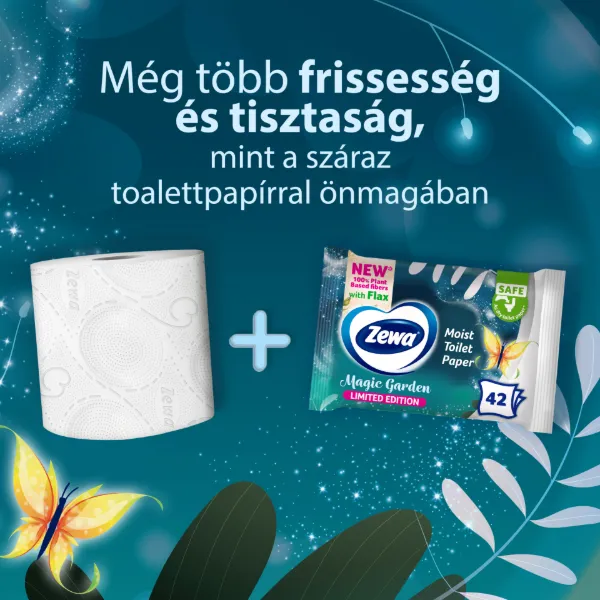 Zewa Magic Garden illatosított nedves toalettpapír 42 db termékhez kapcsolódó kép