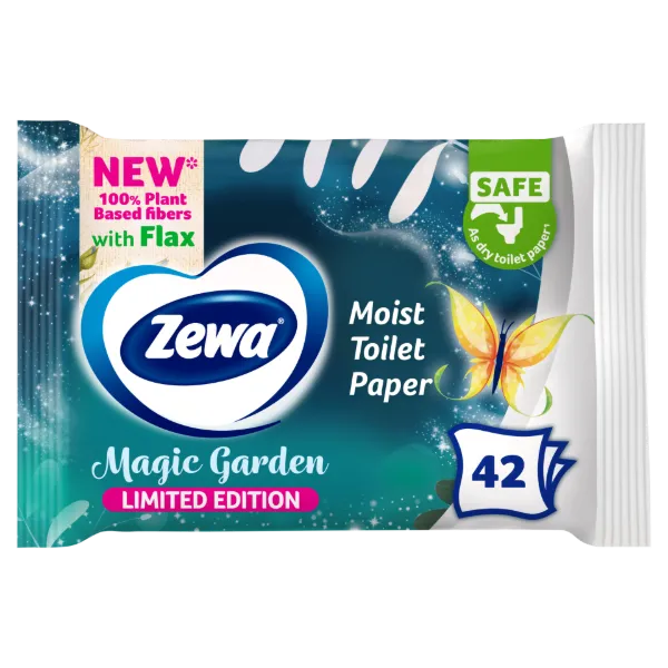Zewa Magic Garden illatosított nedves toalettpapír 42 db termékhez kapcsolódó kép