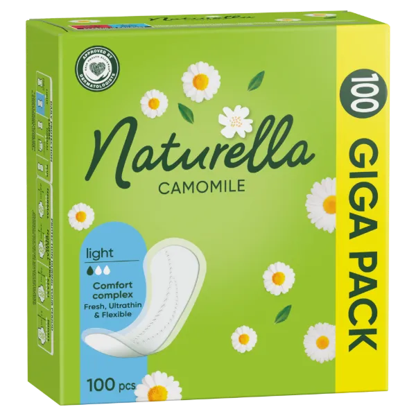 Naturella Light Kamilla Tisztasági Betét X100 termékhez kapcsolódó kép