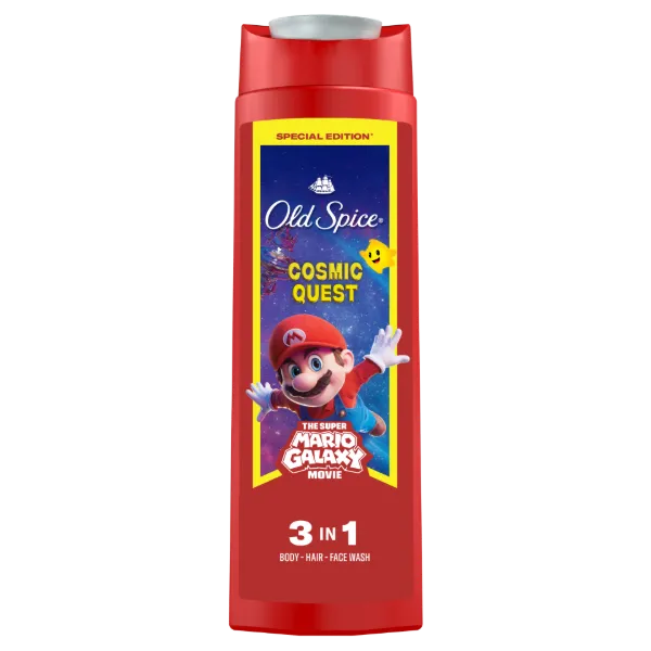Old Spice Super Mario Special Edition 3 az 1-ben Sampon és Tusfürdő, 400 ml termékhez kapcsolódó kép