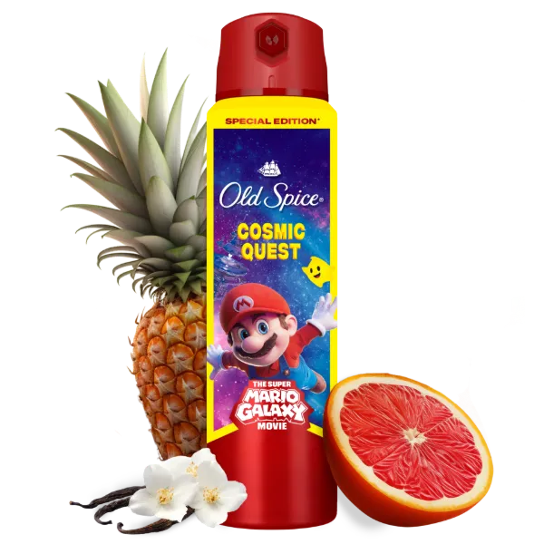 Old Spice Super Mario Special Edition Deo Spray, 150 ml termékhez kapcsolódó kép