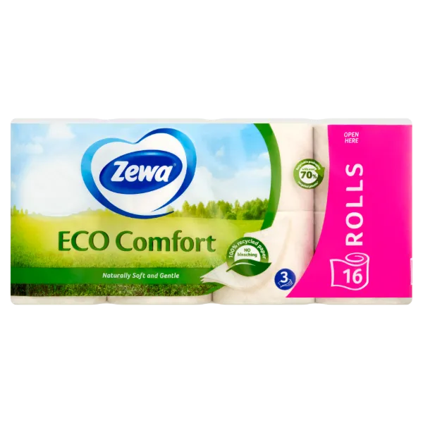 Zewa Eco Comfort 3 rétegű toalettpapír 16 tekercs termékhez kapcsolódó kép