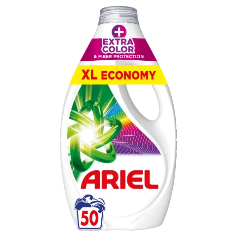 Ariel Folyékony Mosószer, 50 Mosáshoz, + Extra szín- és szövetrostvédelem termékhez kapcsolódó kép