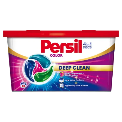 Persil Discs Color mosószer koncentrátum gépi mosáshoz színes ruhadarabokhoz 13 mosás 214,5 g termékhez kapcsolódó kép
