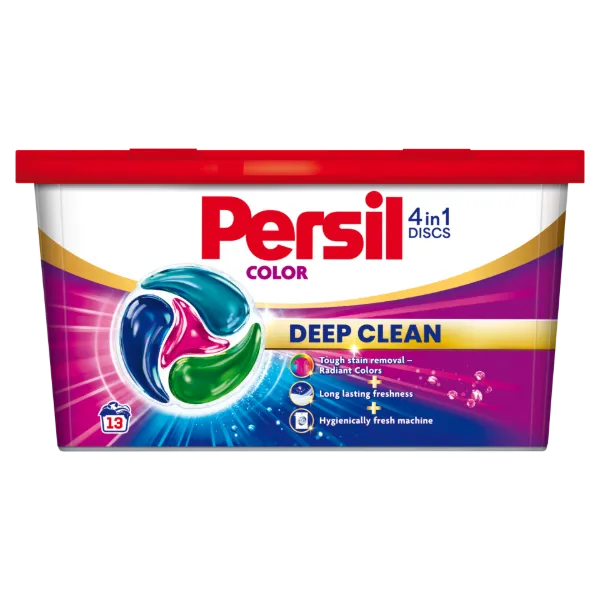 Persil Discs Color mosószer koncentrátum gépi mosáshoz színes ruhadarabokhoz 13 mosás 214,5 g termékhez kapcsolódó kép