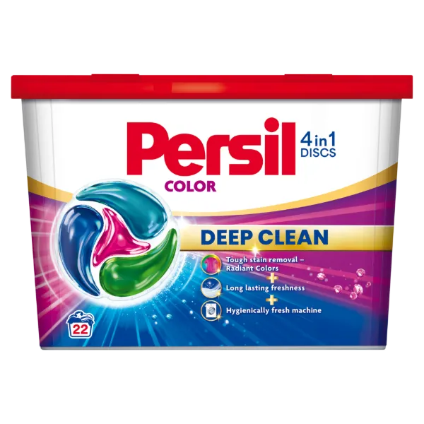 Persil Discs Color mosószer koncentrátum gépi mosáshoz színes ruhadarabokhoz 22 mosás 363 g termékhez kapcsolódó kép