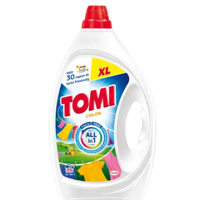Tomi Color folyékony mosószer színes ruhákhoz 55 mosás 2,475 l termékhez kapcsolódó kép
