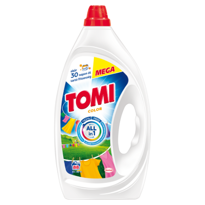 Tomi Color folyékony mosószer színes ruhákhoz 88 mosás 3,96 l termékhez kapcsolódó kép