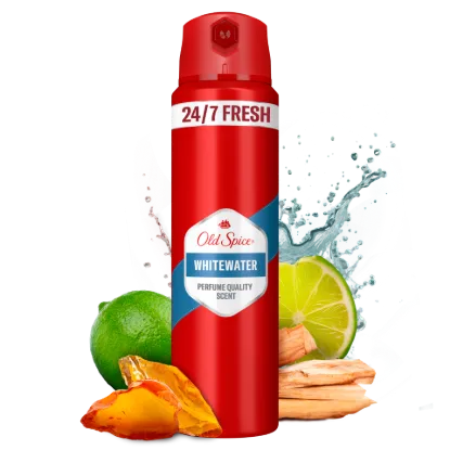 Old Spice Whitewater Deo Spray Férfiaknak, 150 ml termékhez kapcsolódó kép