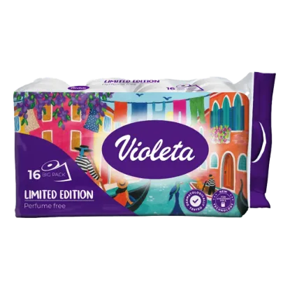 Violeta illatmentes toalettpapír 3 rétegű 16 tekercs Limited Edition termékhez kapcsolódó kép