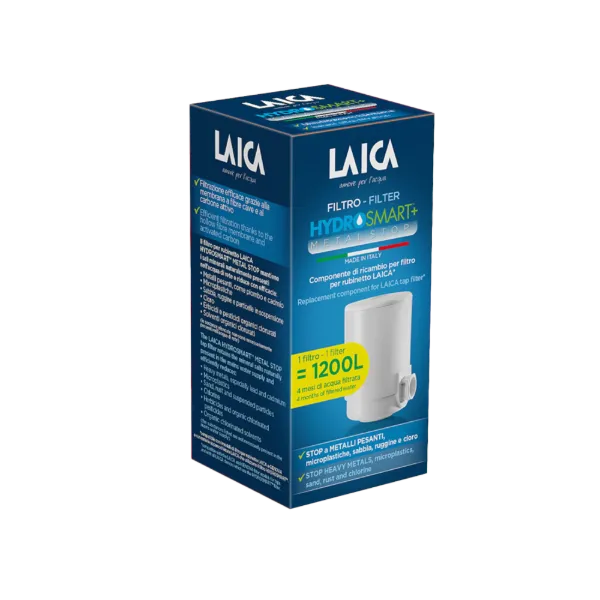Laica Hydrosmart Metal Stop mikroplasztik-stop csapra szerelhető szűrőbetét 1 db termékhez kapcsolódó kép