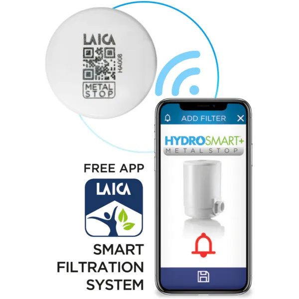 Laica Hydrosmart Metal Stop mikroplasztik-stop csapra szerelhető szűrőbetét 1 db termékhez kapcsolódó kép