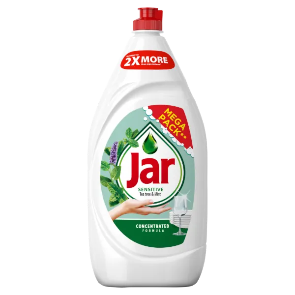 Jar Sensitive Tea Tree & Mint Folyékony Mosogatószer, Kézkímélő 1350 ML termékhez kapcsolódó kép