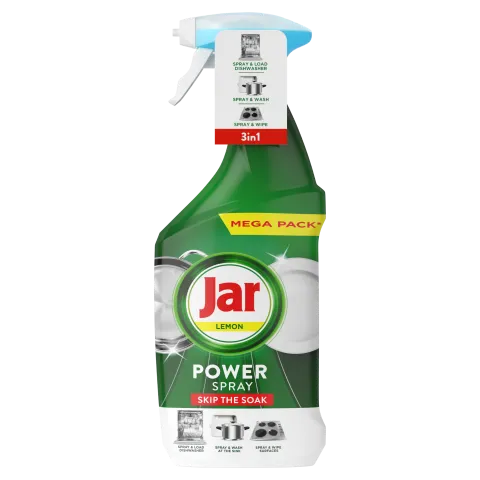 Jar Power Spray, 3 az 1-ben,Könnyű tisztítás és ragyogás az edényekhez és a konyhához, citrom,500 ml termékhez kapcsolódó kép
