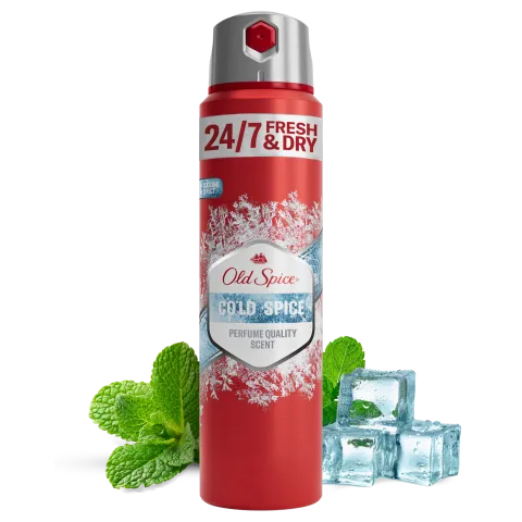 Old Spice Cold Spice Férfi Izzadásgátló Spray, 150 ml termékhez kapcsolódó kép