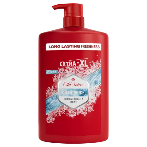 Old Spice Cold Spice Férfi 3 az 1-ben Arcmosó, Tusfürdő és Sampon, 1000 ml termékhez kapcsolódó kép