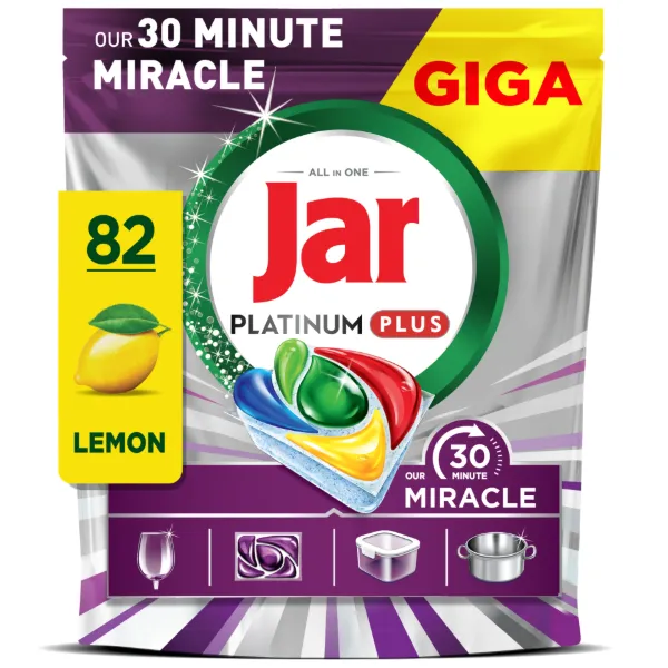 Jar Our 30 Minute Miracle Platinum Plus Mosogatókapszula, 82 db termékhez kapcsolódó kép