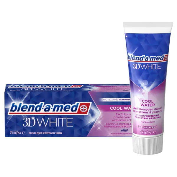 Blend-a-med 3D White Cool Water Fogkrém 75 ml termékhez kapcsolódó kép