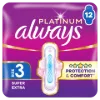Always Platinum Night (3-as méret) Szárnyas Egészségügyi Betét, 12 db termékhez kapcsolódó kép