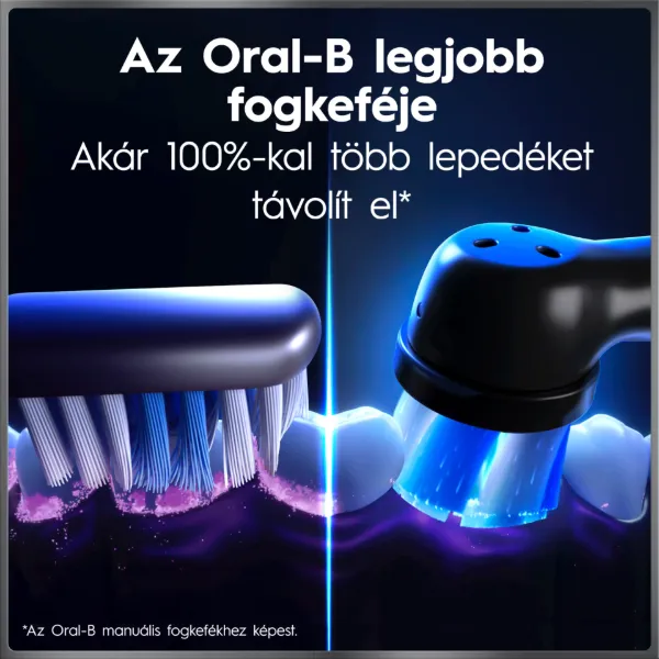 Oral-B iO 10 Elektromos Fogkefe | Űrfekete | 1 db Fogkefefej | Töltős Utazótok termékhez kapcsolódó kép