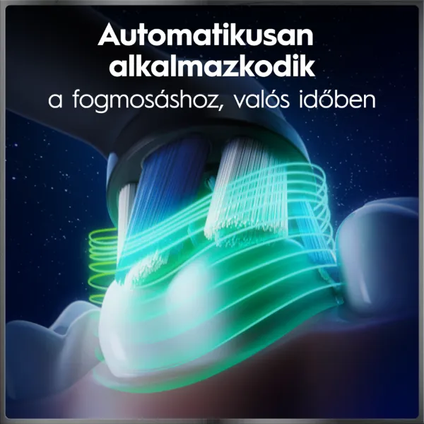 Oral-B iO 10 Elektromos Fogkefe | Űrfekete | 1 db Fogkefefej | Töltős Utazótok termékhez kapcsolódó kép