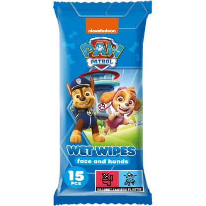 Mancs Őrjárat szenzitív nedves baba törlőkendő 15 db-os termékhez kapcsolódó kép