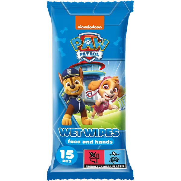 Mancs Őrjárat szenzitív nedves baba törlőkendő 15 db-os termékhez kapcsolódó kép