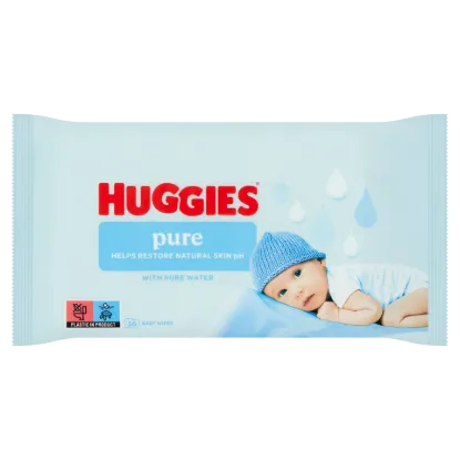 Huggies Pure babatörlőkendő 56 db termékhez kapcsolódó kép