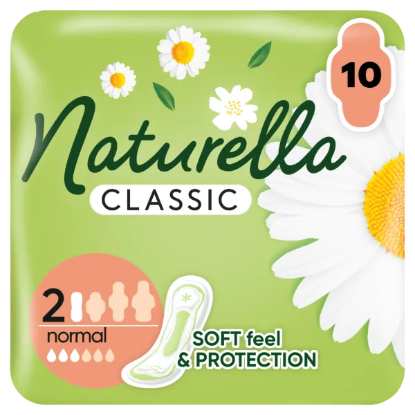 Naturella Classic Szárnyas Betét, Normal (2-es méret) Méret, 10 db termékhez kapcsolódó kép