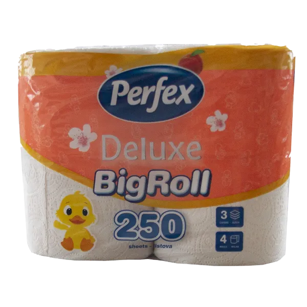 Boni Perfex DeLuxe 3 rétegű barackos, 250 lap 4 tek. termékhez kapcsolódó kép