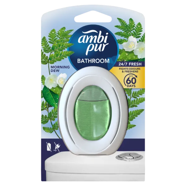 Ambi Pur Fürdőszobai Légfrissítő - Folyamatos Szagsemlegesítés És Szagmegelőzés Morning Dew 1 X termékhez kapcsolódó kép