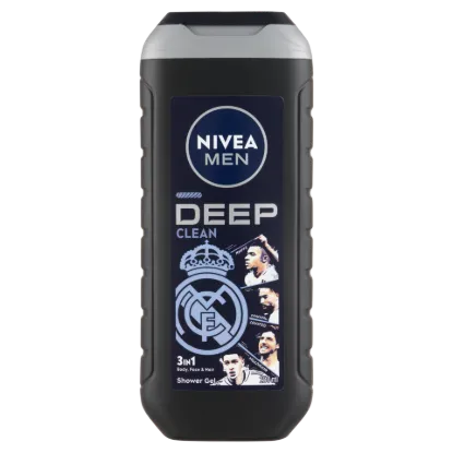 Nivea Men Tusfürdő 250 ml Deep Clean Real Madrid limitált kiadás termékhez kapcsolódó kép