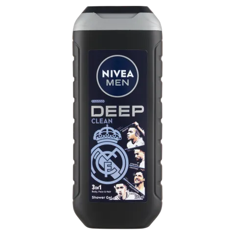 Nivea Men Tusfürdő 250 ml Deep Clean Real Madrid limitált kiadás termékhez kapcsolódó kép