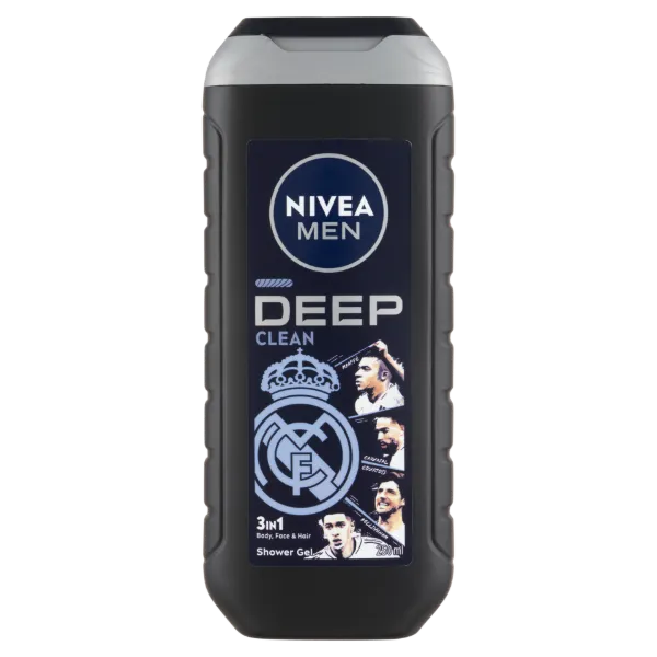 Nivea Men Tusfürdő 250 ml Deep Clean Real Madrid limitált kiadás termékhez kapcsolódó kép