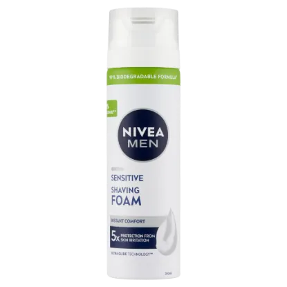 NIVEA MEN Sensitive borotvahab 200 ml termékhez kapcsolódó kép