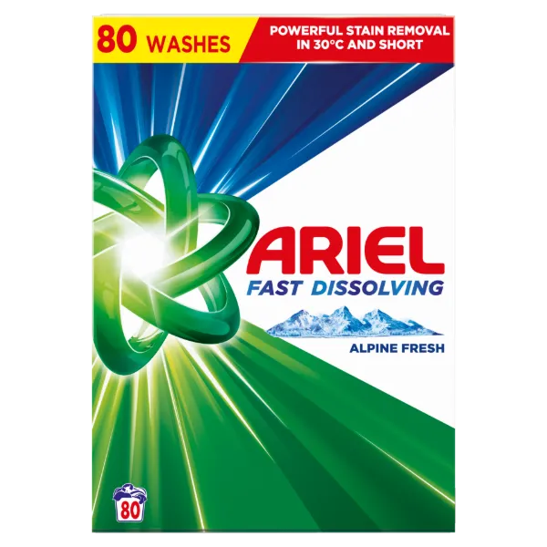 Ariel Alpine Fresh Mosópor, 4.4 kg, 80 Mosáshoz termékhez kapcsolódó kép