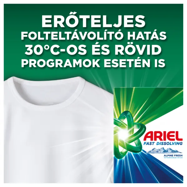 Ariel Alpine Fresh Mosópor, 4.4 kg, 80 Mosáshoz termékhez kapcsolódó kép