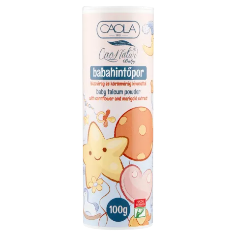 Caola CaoNatur babahintőpor búzavirág és körömvirág kivonattal 100 g termékhez kapcsolódó kép