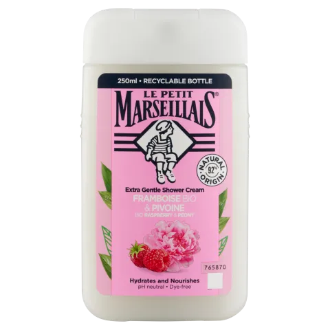 Le Petit Marsellais organikus málna & bazsarózsa krémtusfürdő 250 ml termékhez kapcsolódó kép