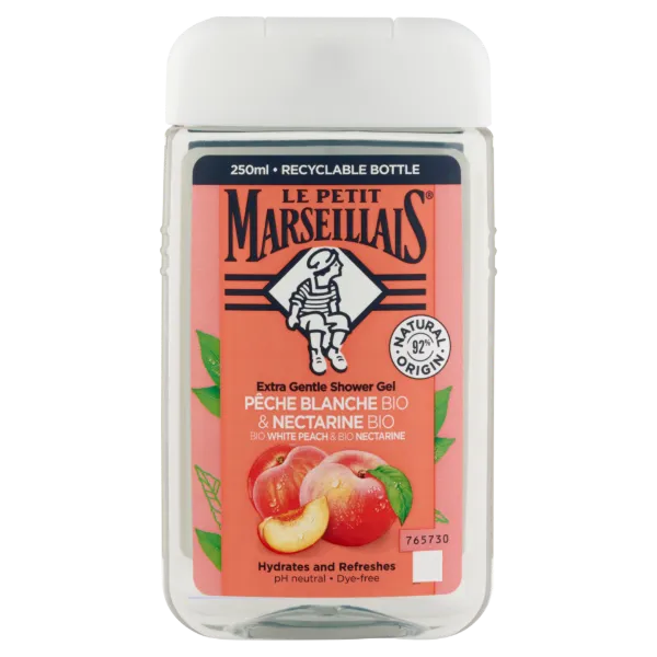 Le Petit Marseillais organikus őszibarack & organikus nektarin tusfürdő 250 ml termékhez kapcsolódó kép