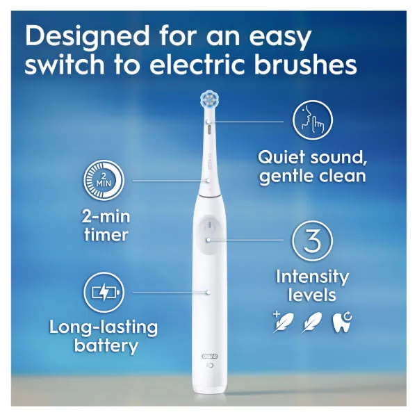 Oral-B iO 2 Elektromos Fogkefe, Simple White termékhez kapcsolódó kép