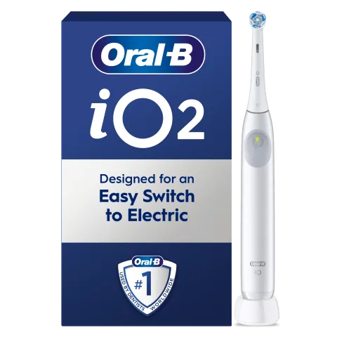 Oral-B iO 2 Elektromos Fogkefe, Simple White termékhez kapcsolódó kép
